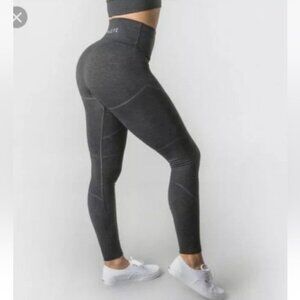 Alphalete R6 Revival Leggings. Small. Charcoal Gray